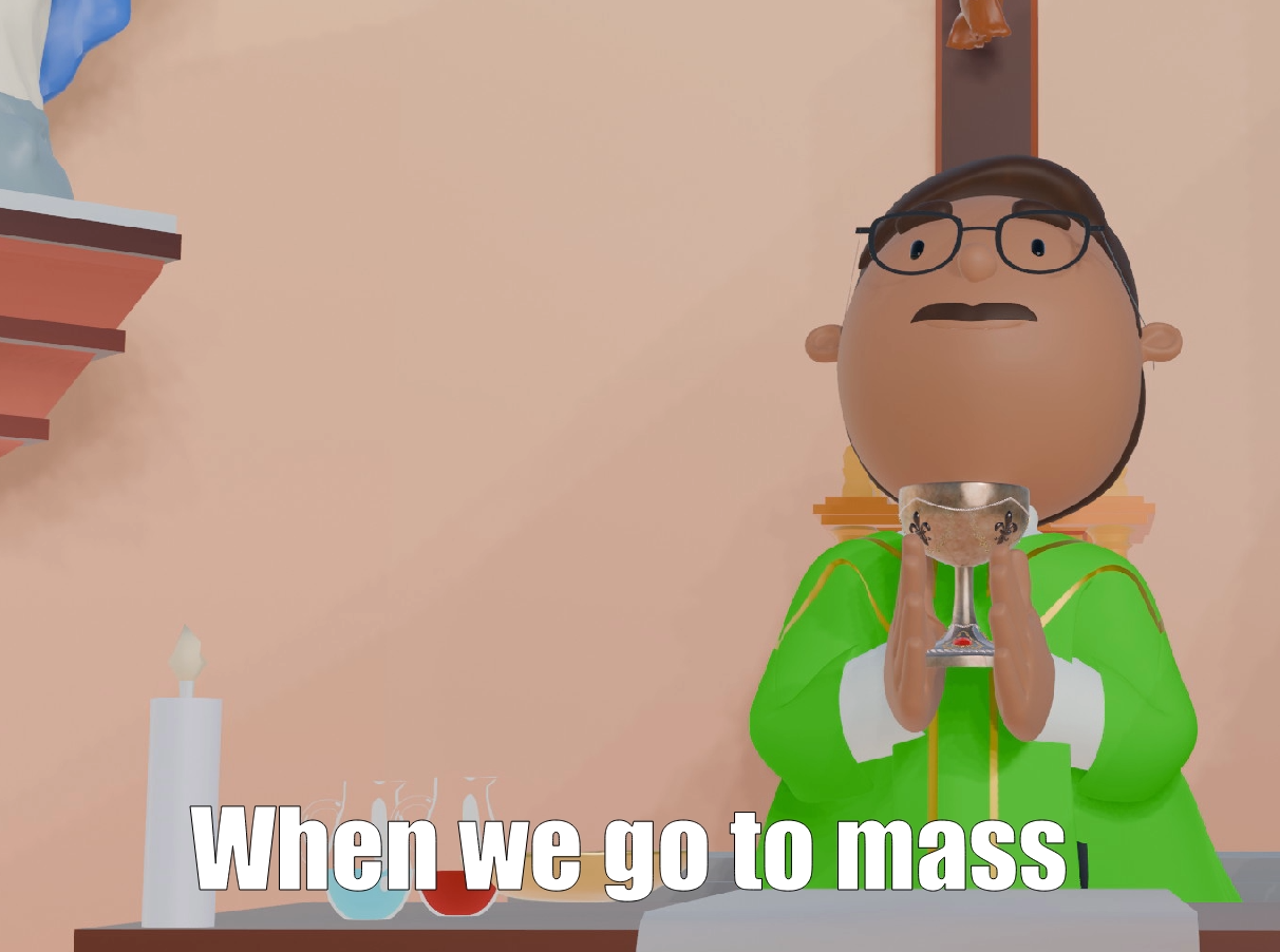 When We Go to Mass - Catholic Song for Kids